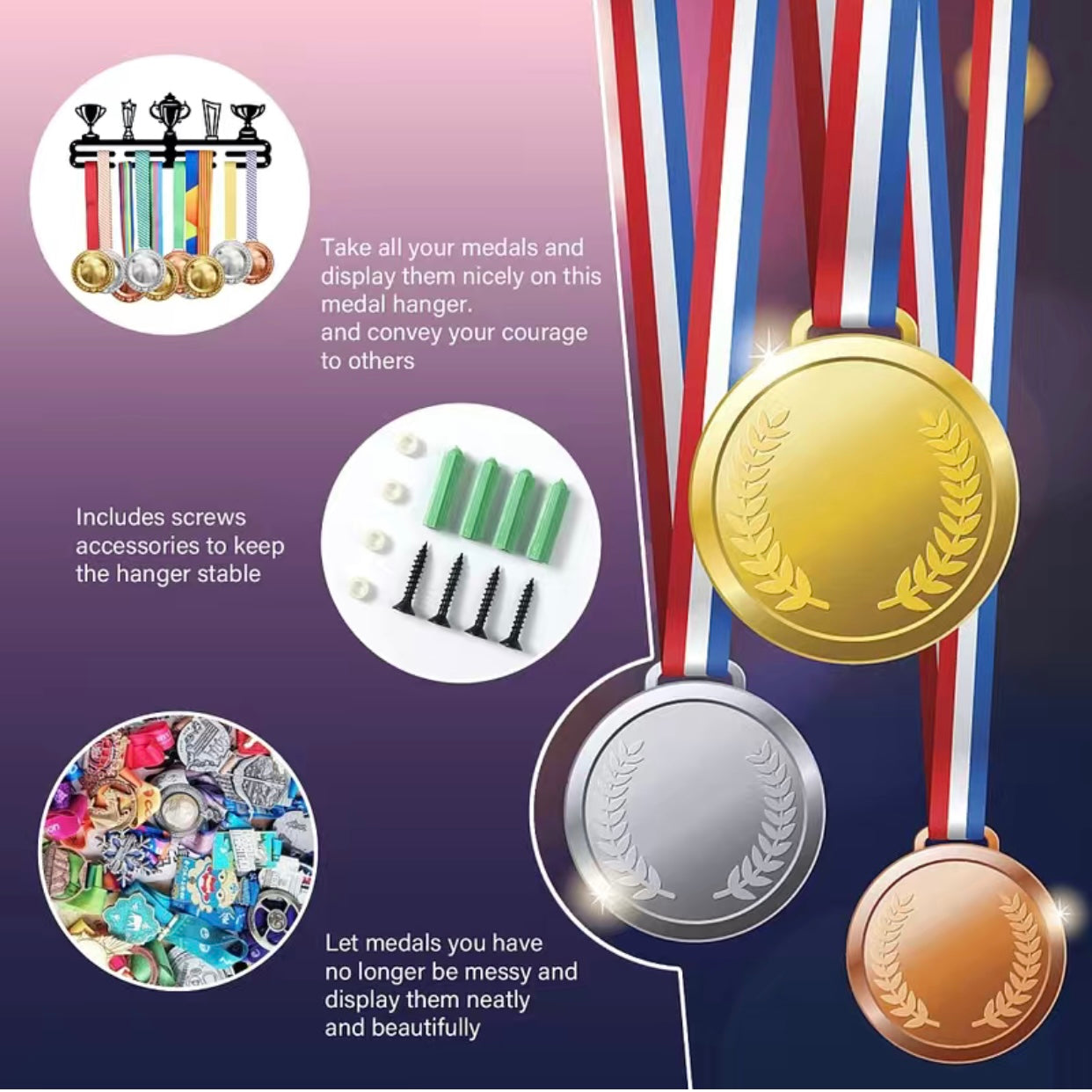 Soporte para medallas