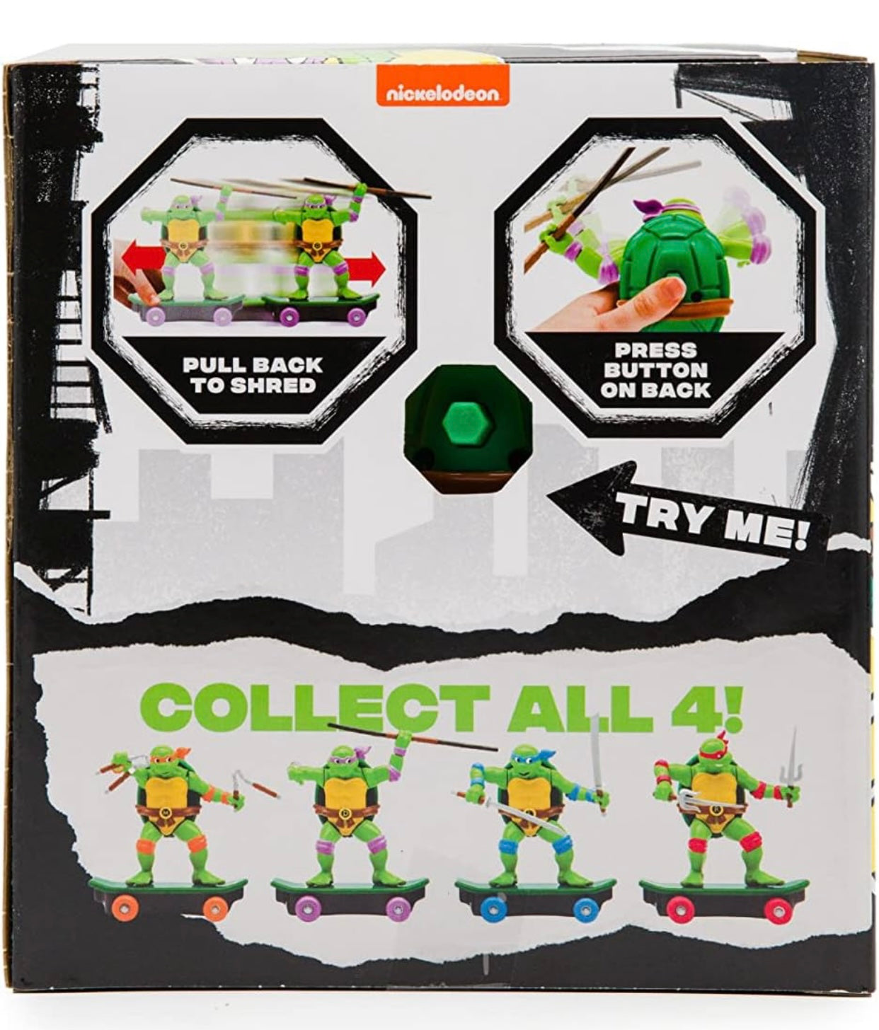 Tortugas ninjas - Donatello en patinetas
