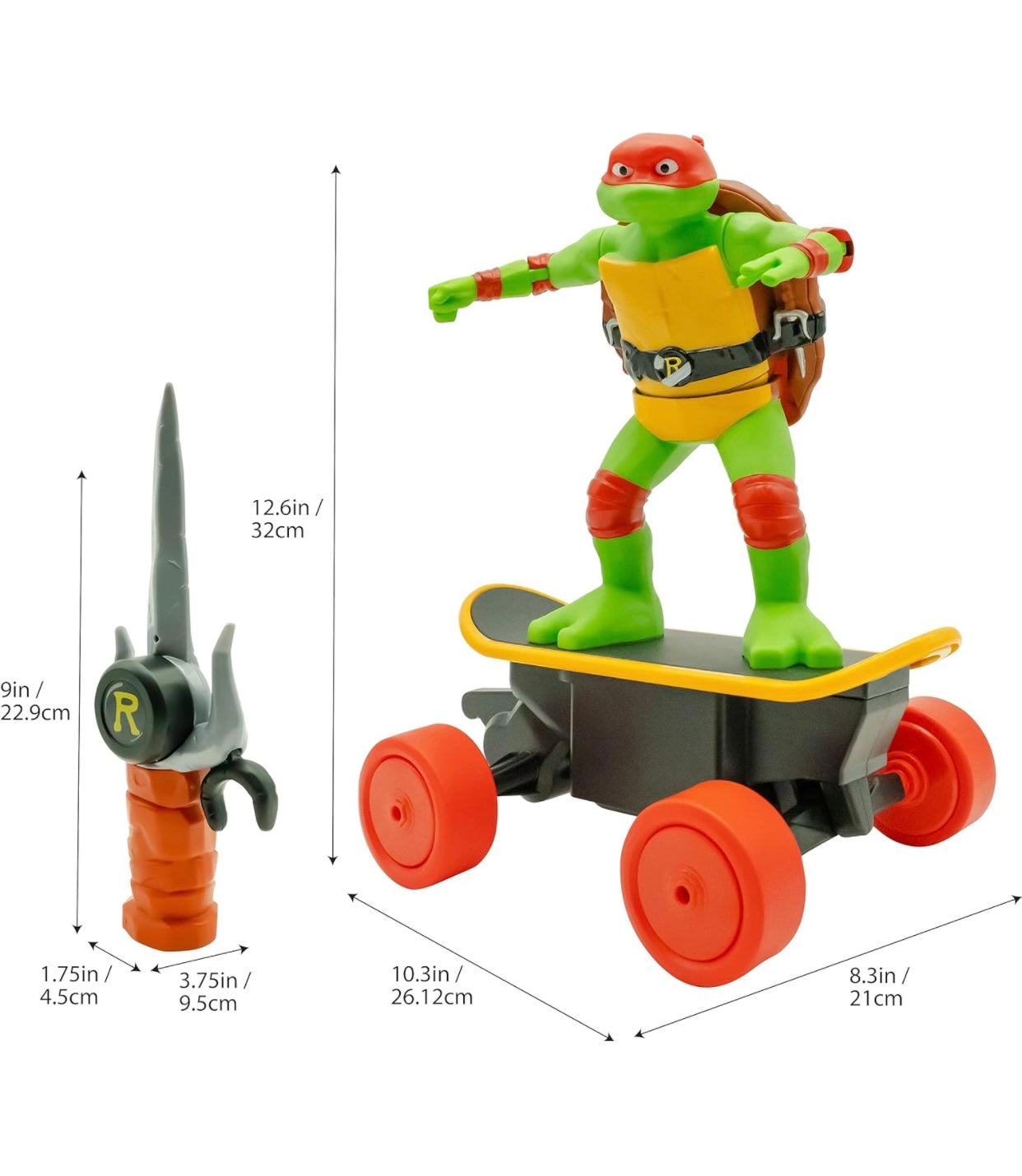 Tortugas Ninjas Cowabunga Skate a control remoto!