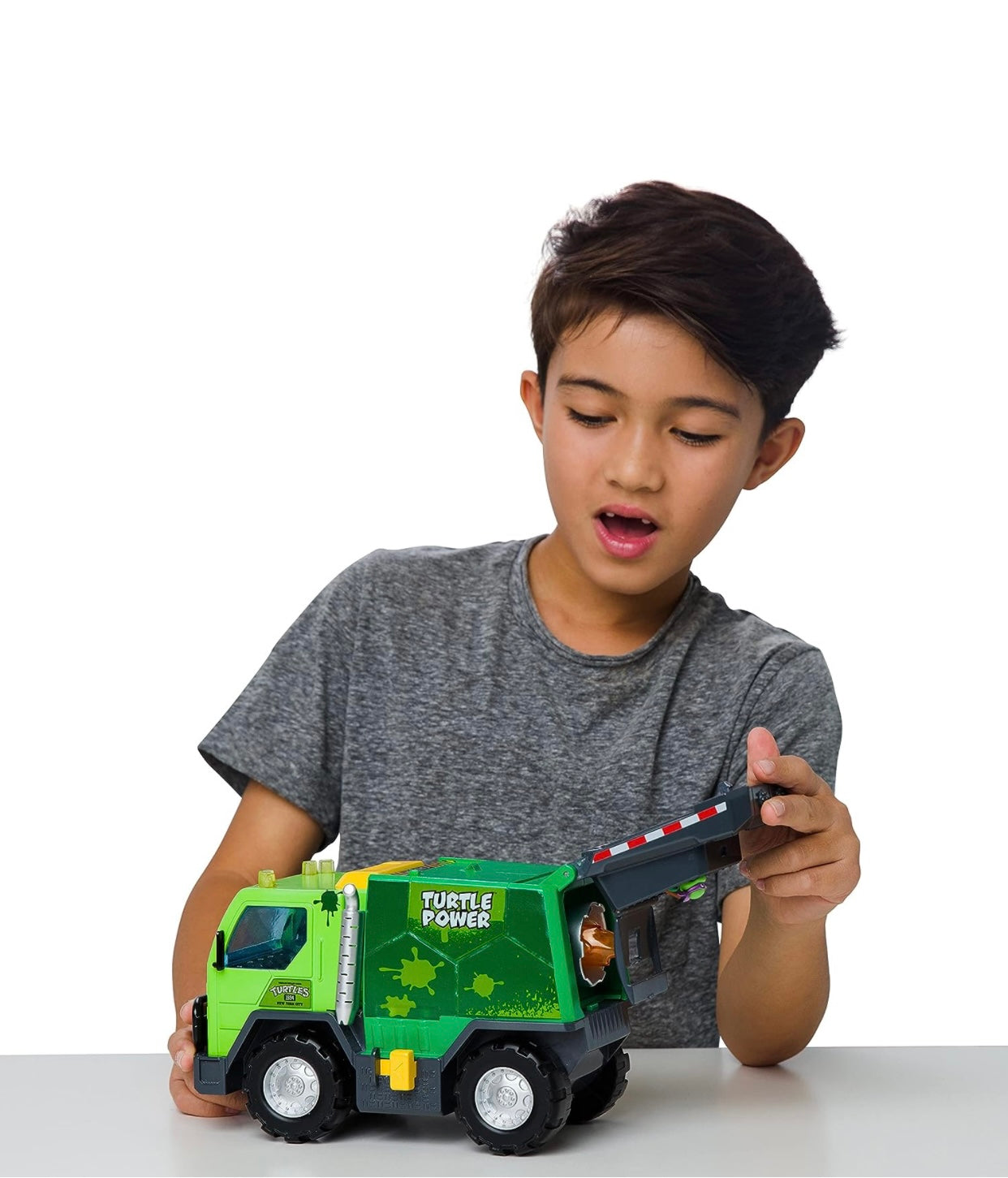 Tortugas Ninjas - Camión de Basura con Luces y sonidos