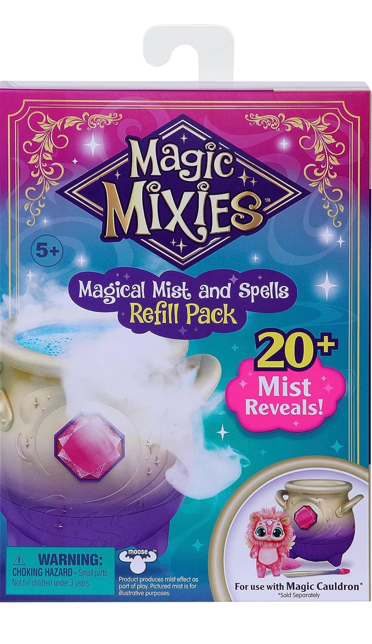 Magic Mixies - Paquete de recarga mágico de niebla y hechizos para caldero mágico