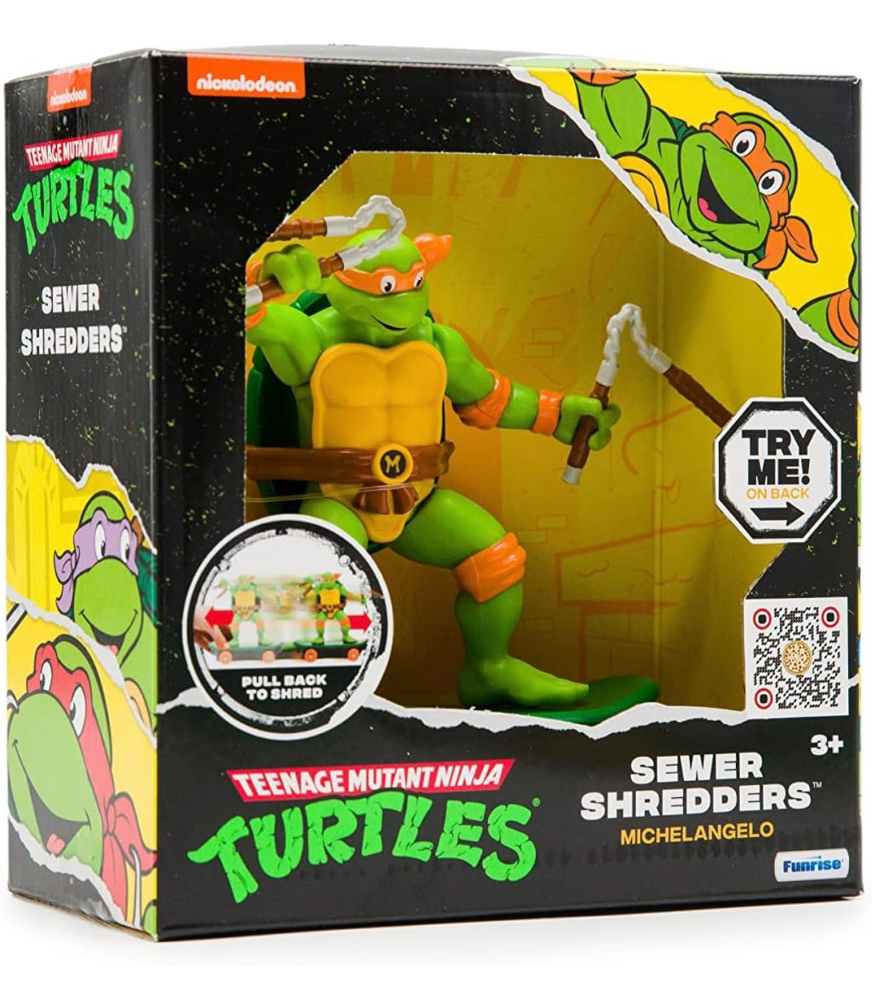 Tortugas Ninjas - Michelangelo en patinetes